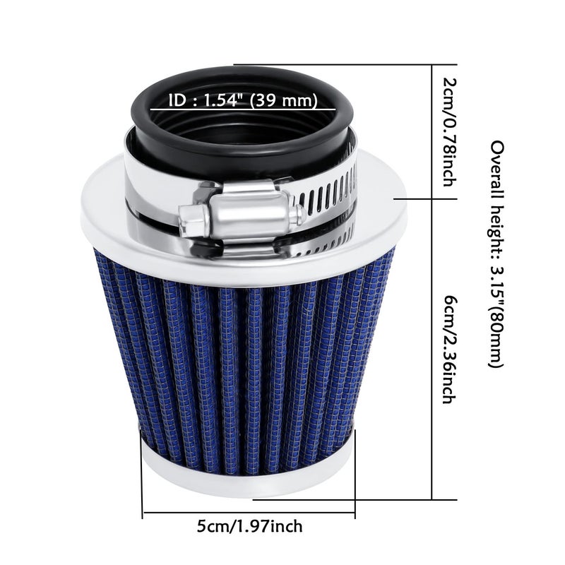 zy 39mm Air Filter for Gy6 Moped Scooter ATV Dirt Bike Motorcycle 50cc 110cc 125cc 150cc 200cc - Image 4